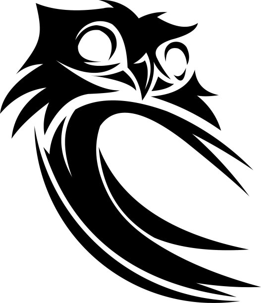 灵感猫头鹰的标志图片下载