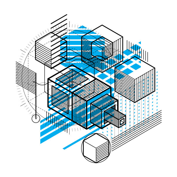 具有等距线的抽象背景图片下载