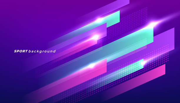 运动项目的抽象动态形状图片下载