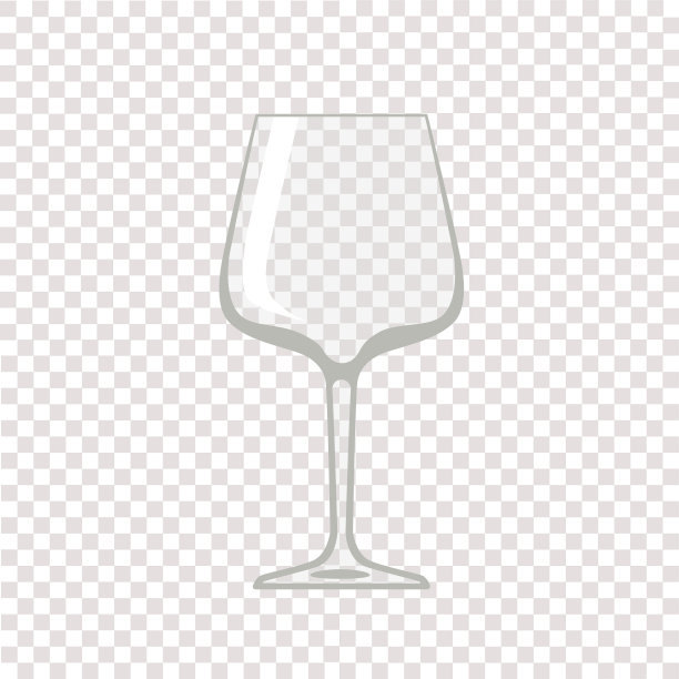 葡萄酒杯透明空，葡萄酒杯隔离图片下载