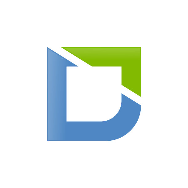 现代字母d初剪平面设计图片下载