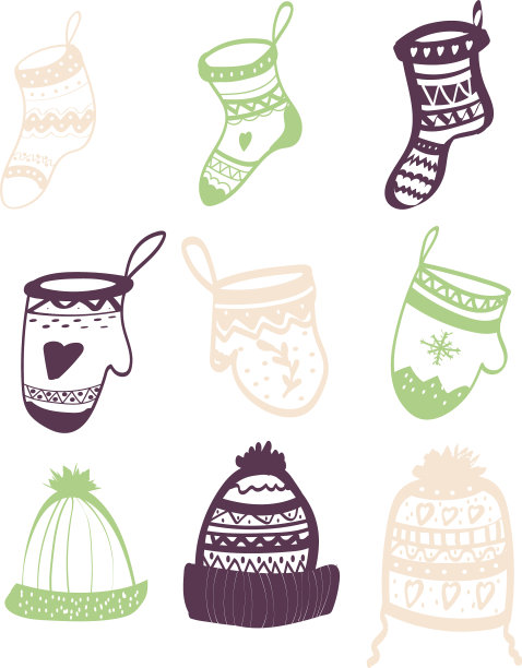 圣诞元素集图片下载