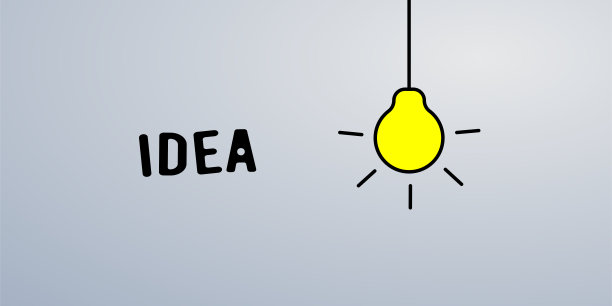 观念灯泡概念抽象插图图片下载