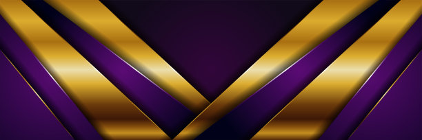 摘要三维风格豪华黄金线重叠层背景。豪华现代黑暗的金色阴影模板豪华设计插图向量图片下载