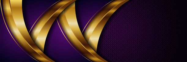 摘要三维风格豪华黄金线重叠层背景。豪华现代黑暗的金色阴影模板豪华设计插图向量图片下载