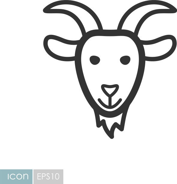 山羊是农场的标志性动物图片下载