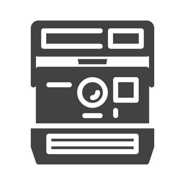 复古相机矢量图标图片下载