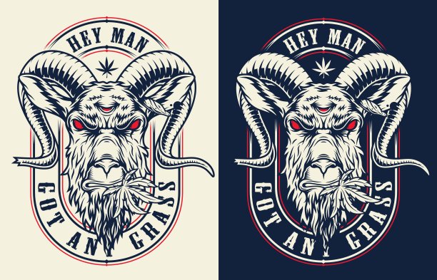 象征和山羊图片下载