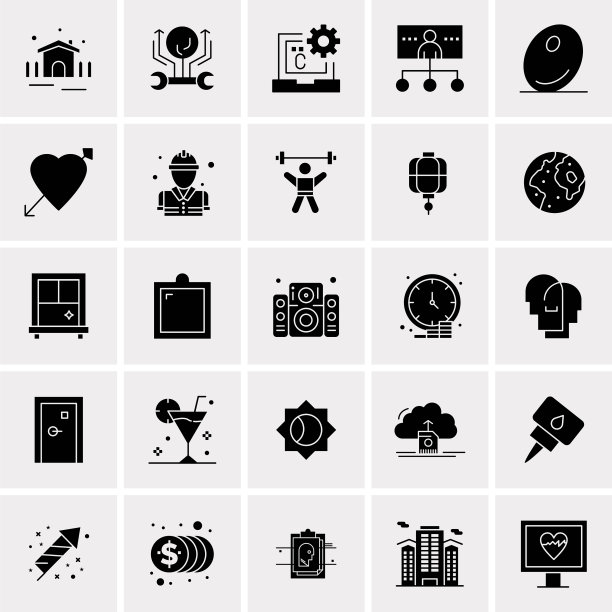 设置25个通用业务图标图片下载