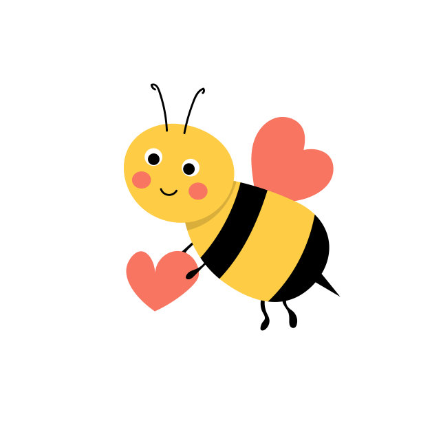蜜蜂卡通吉祥物。一只小蜜蜂会飞。黄蜂集合。矢量字符。乱伦图标。模板设计的邀请，卡片。涂鸦风格图片下载