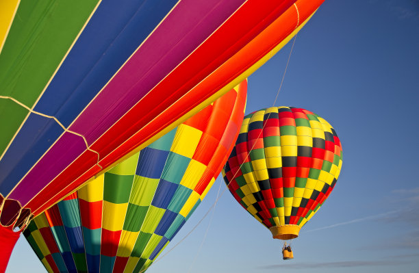 天空中的热气球，加拿大图片下载