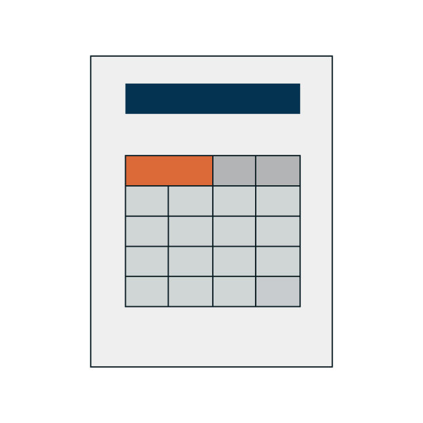 彩色日历图标在白色背景上用于剪贴画图片下载