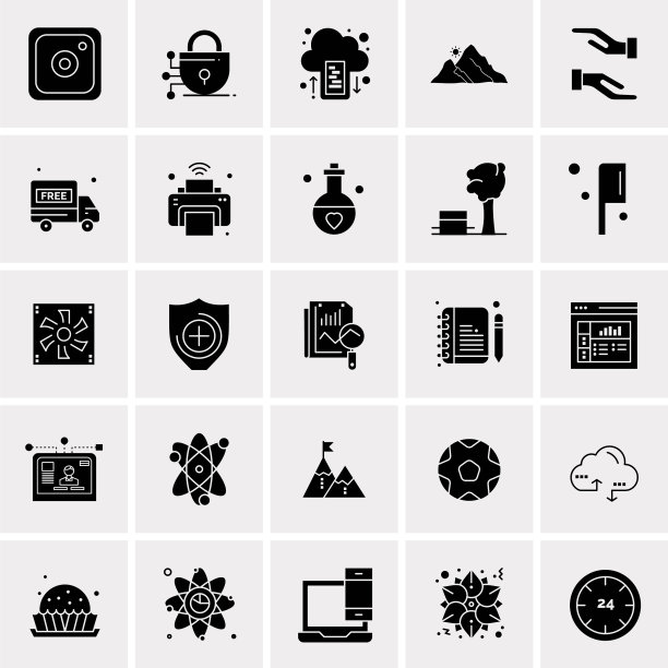 设置25个通用业务图标图片下载