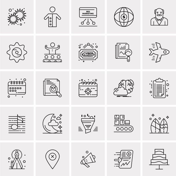 设置25个通用业务图标图片下载