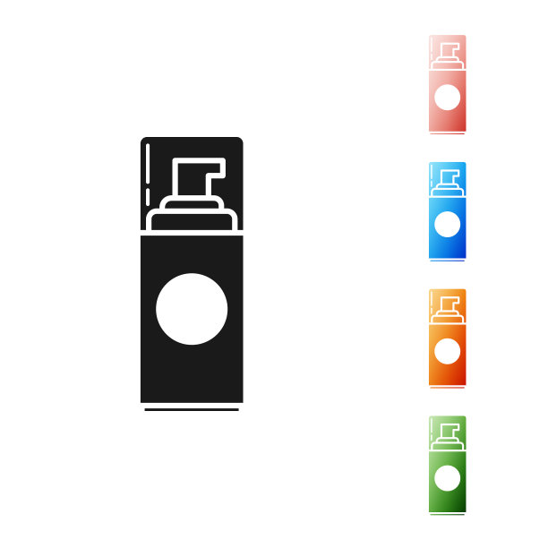 黑色剃须凝胶泡沫图标孤立的白色图片下载