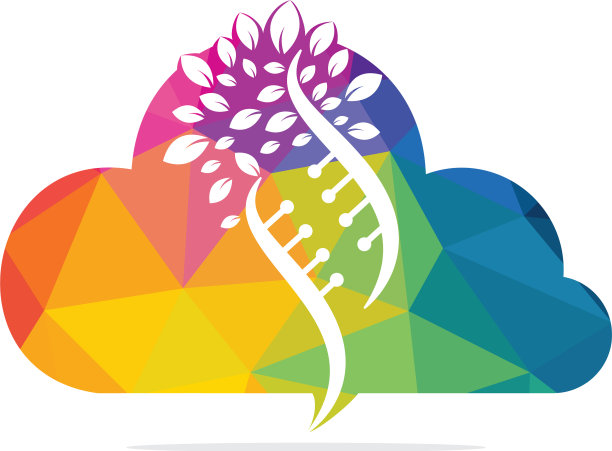 DNA树标志设计图片下载