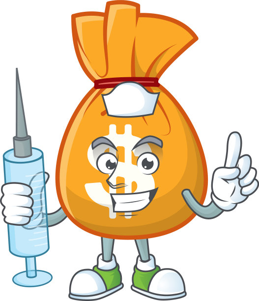 卡通护士包钱用吉祥物图片下载