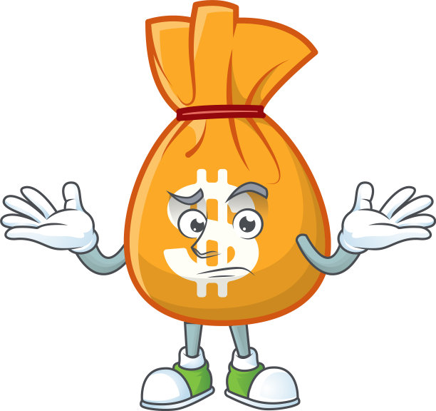 嘻嘻卡通包钱与吉祥物图片下载