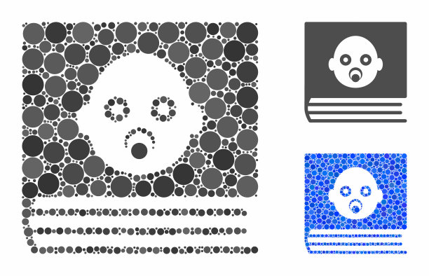 宝贝专辑的组成图标圆点图片下载