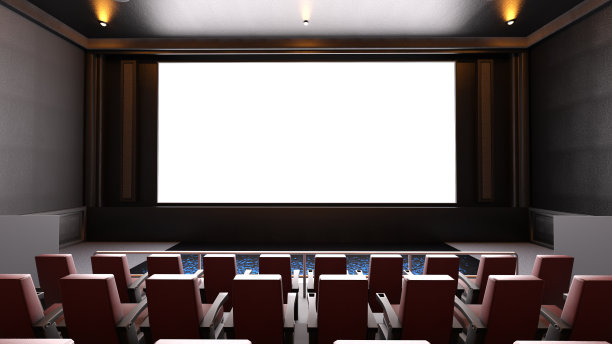 电影院的座位内部图片下载