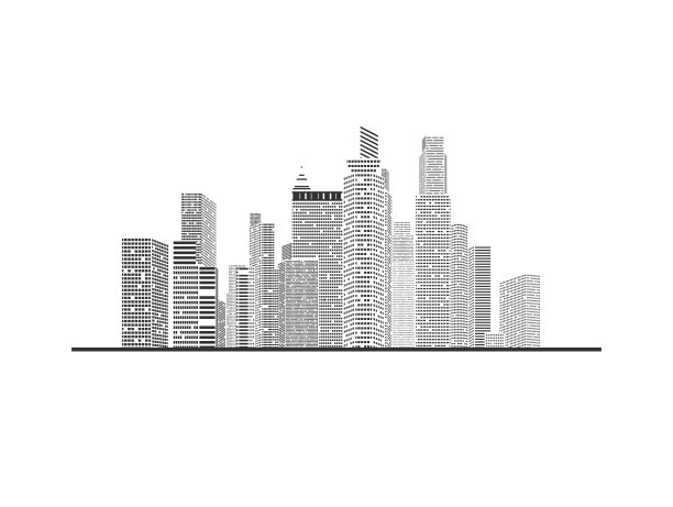 城市背景建筑和结构城市的城市景观图片下载