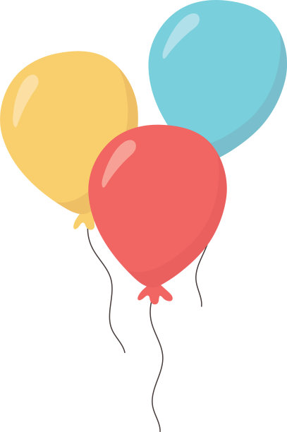 孤立气球图标设计图片下载