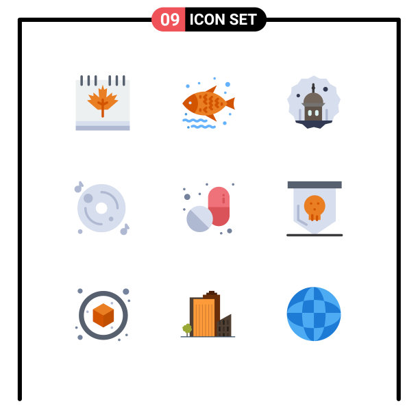 9 .通用平面色标志符号图片下载