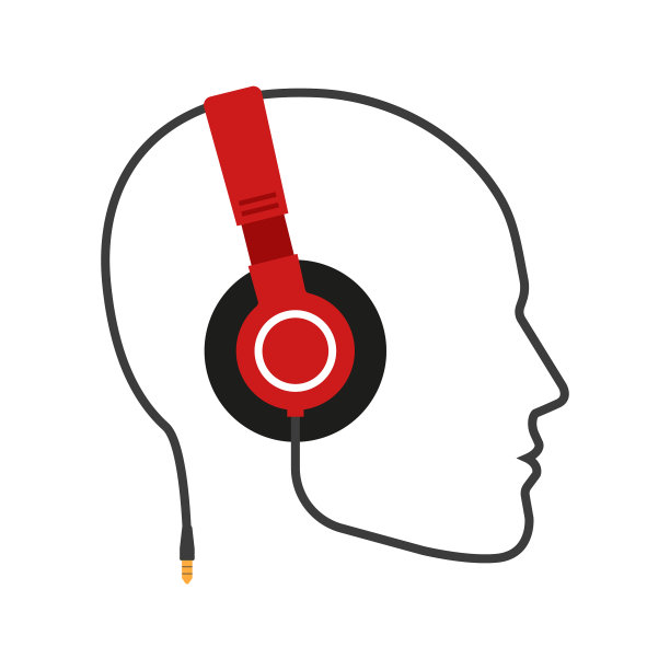 戴耳机的人图片下载