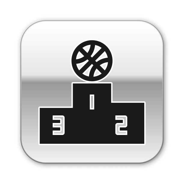 黑色篮球超越体育冠军领奖台图标图片下载