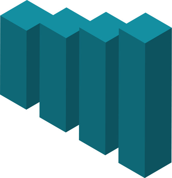 图形条图标等距风格图片下载