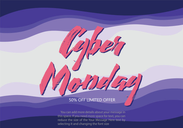 网络星期一传单设计横幅网站封面图片下载