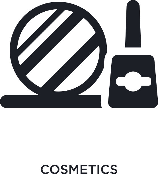 化妆品图标分离简单元素图片下载
