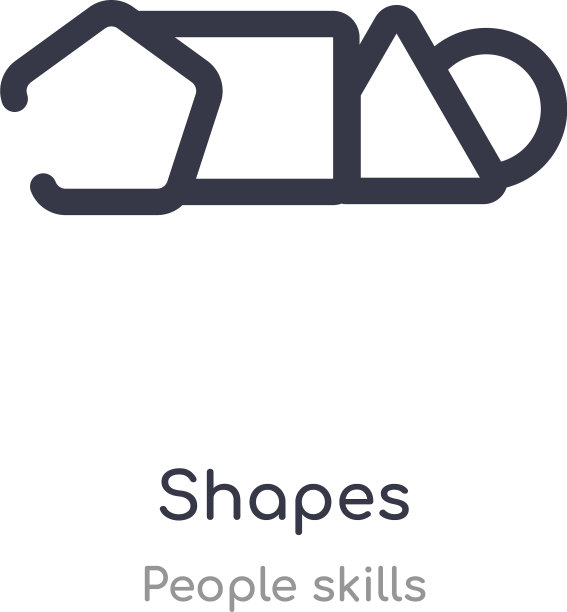 形状轮廓图标孤立线从人图片下载