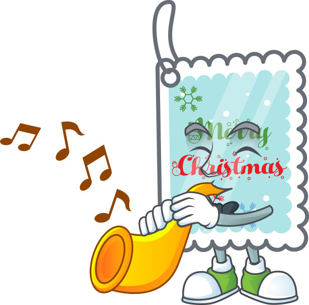 超级酷的圣诞贺卡卡通图片下载