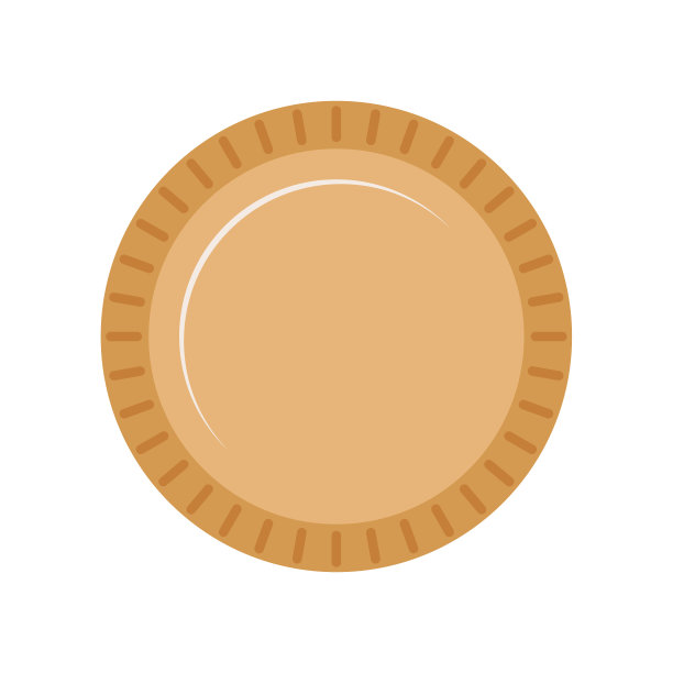 盘子生态包装快餐隔离在白色图片下载