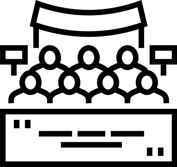 会见难民线图标图片下载