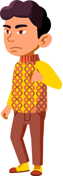 专注的中国小男孩走在镇上图片下载