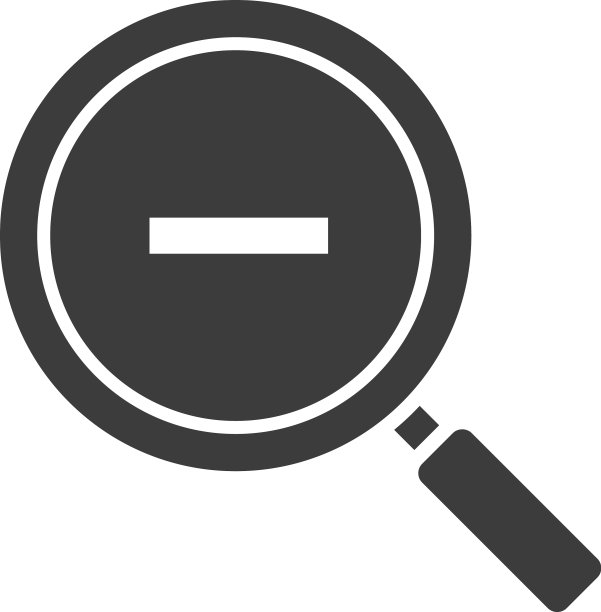 缩小字形图标图片下载