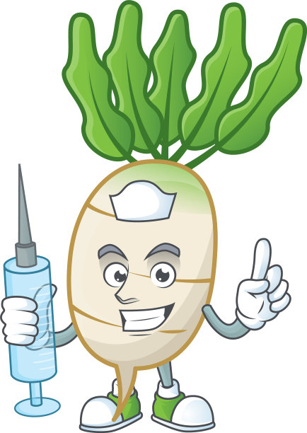 图片护士白萝卜卡通风格持有图片下载