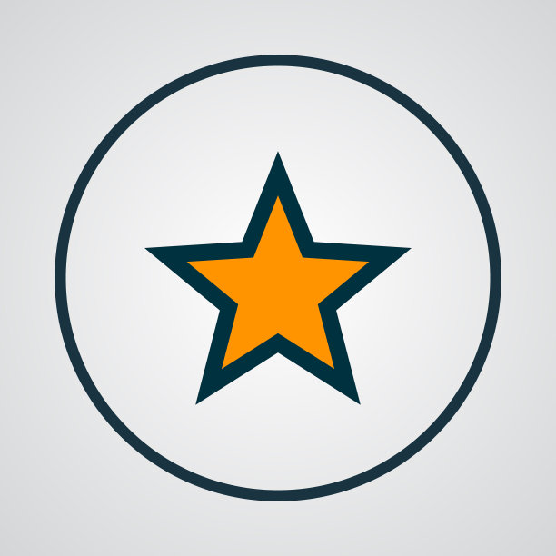 喜爱的图标彩色线符号优质的品质图片下载