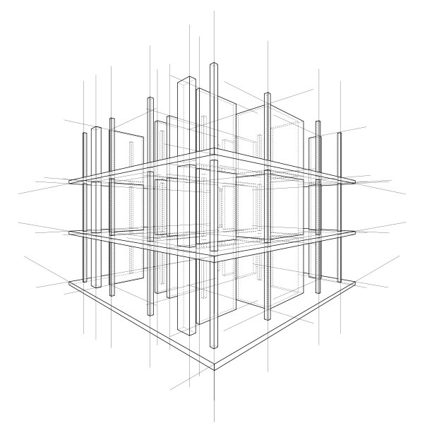 正在画一所在建的房子图片下载