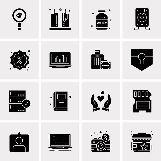 设置16个通用图标业务图片下载