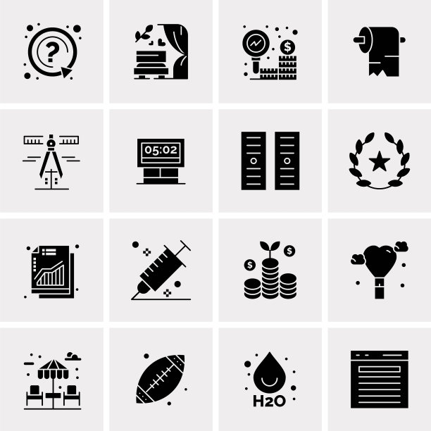 设置16个通用图标业务图片下载