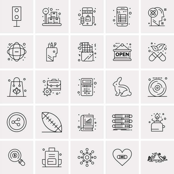 设置25个通用业务图标图片下载