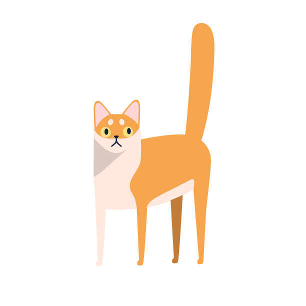 可爱的卡通家畜品种扁图片下载