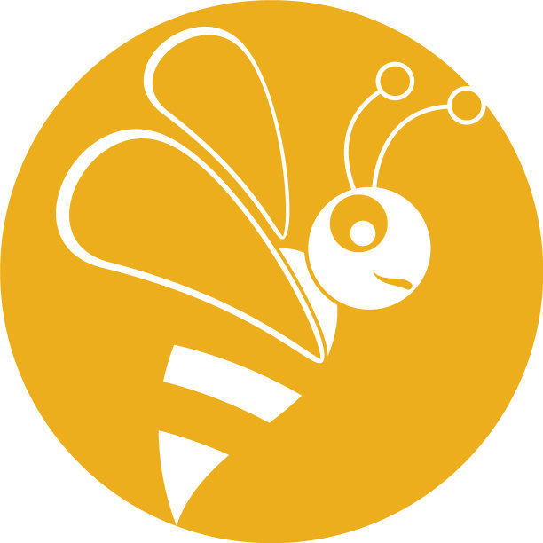 蜜蜂标志图标图片下载