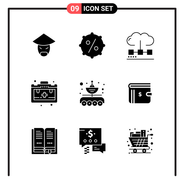 为网页和手机设置9个固定风格的图标图片下载
