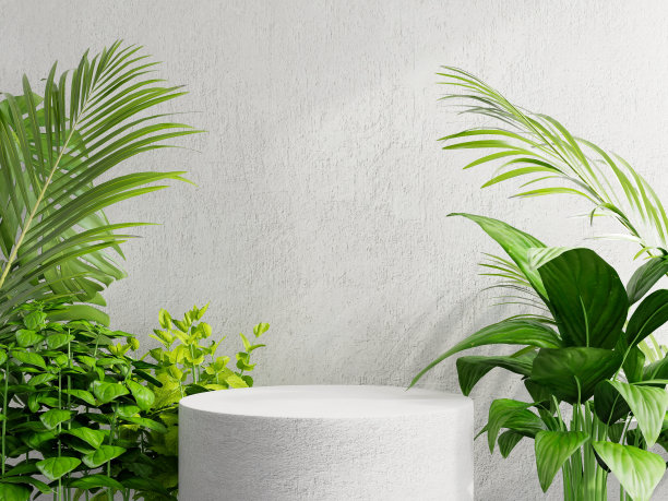 混凝土平台在混凝土室进行产品展示。图片下载