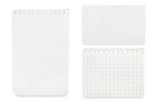 三片叶子在一个房间里，白色背景，孤立图片下载