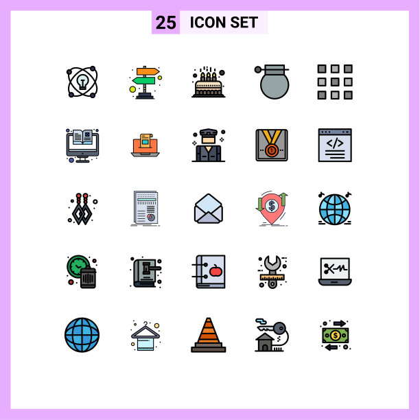 25个通用填充线平网颜色设置图片下载